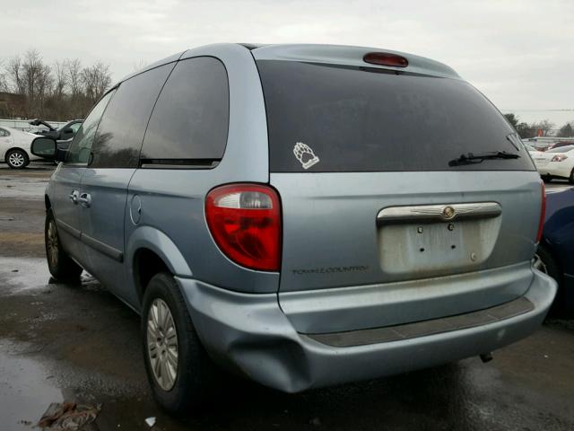 1A4GP45R56B517326 - 2006 CHRYSLER TOWN & COU BLUE photo 3