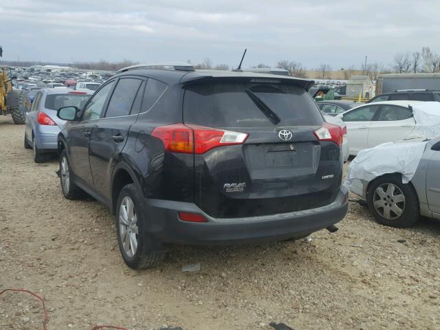 2T3YFREV6EW101458 - 2014 TOYOTA RAV4 LIMIT BLACK photo 3