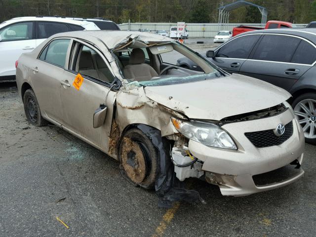 2T1BU40E89C140655 - 2009 TOYOTA COROLLA BA GOLD photo 1