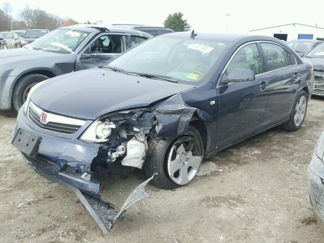 1G8ZS57BX9F139966 - 2009 SATURN AURA XE BLUE photo 2