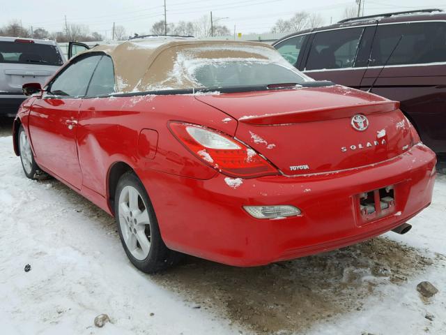 4T1FA38P18U158695 - 2008 TOYOTA CAMRY SOLA RED photo 3