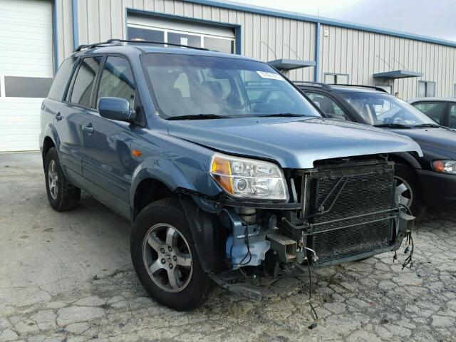 5FNYF18368B003651 - 2008 HONDA PILOT SE BLUE photo 1