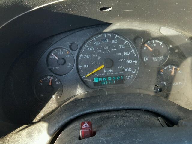 1GCCS19X7W8189222 - 1998 CHEVROLET S TRUCK S1 RED photo 8