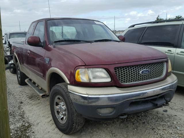 2FTPX28L3XCA87139 - 1999 FORD F250 BURGUNDY photo 1