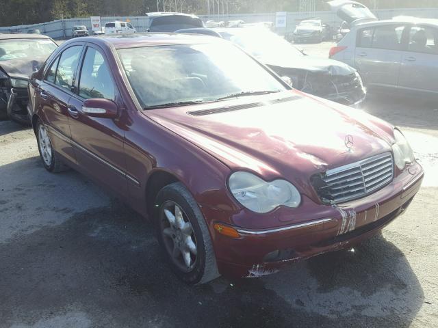 WDBRF61JX2E009065 - 2002 MERCEDES-BENZ C 240 MAROON photo 1