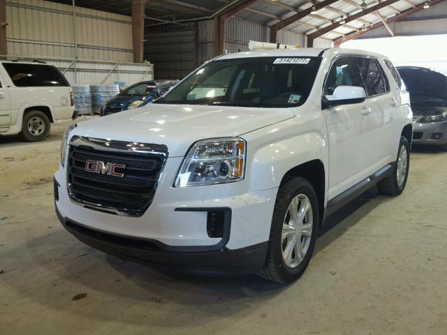 2GKALMEK3H6344586 - 2017 GMC TERRAIN SL WHITE photo 2