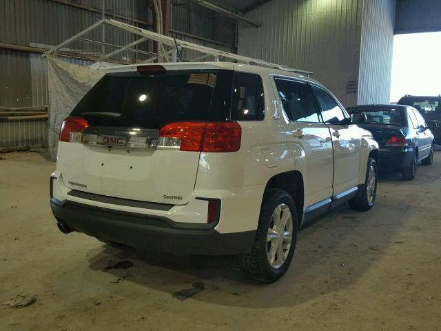 2GKALMEK3H6344586 - 2017 GMC TERRAIN SL WHITE photo 4