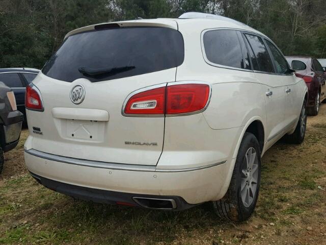 5GAKRCKD3DJ262483 - 2013 BUICK ENCLAVE WHITE photo 4