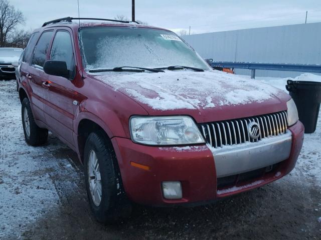 4M2YU57155DJ17778 - 2005 MERCURY MARINER RED photo 1