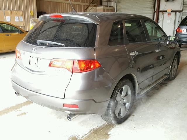 5J8TB18237A003273 - 2007 ACURA RDX BROWN photo 4