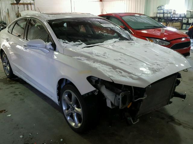 1FA6P0H73E5369541 - 2014 FORD FUSION SE WHITE photo 1