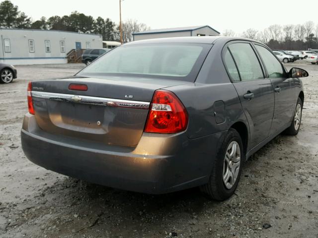 1G1ZS58F18F136453 - 2008 CHEVROLET MALIBU LS GRAY photo 4