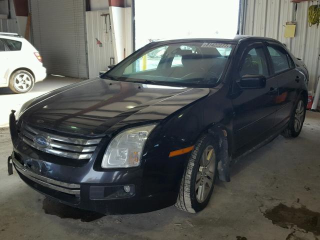 3FAHP07Z77R214809 - 2007 FORD FUSION SE BLACK photo 2