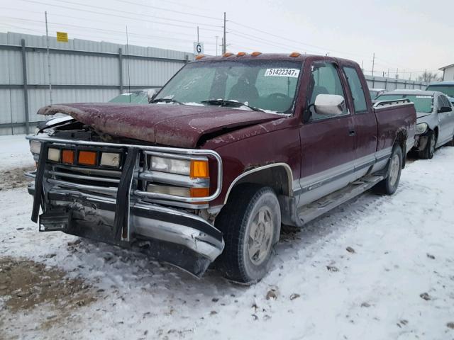 1GCEK19K6RE252216 - 1994 CHEVROLET GMT-400 K1 MAROON photo 2