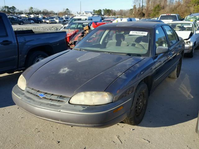 2G1WL52M9T9158676 - 1996 CHEVROLET LUMINA BLUE photo 2