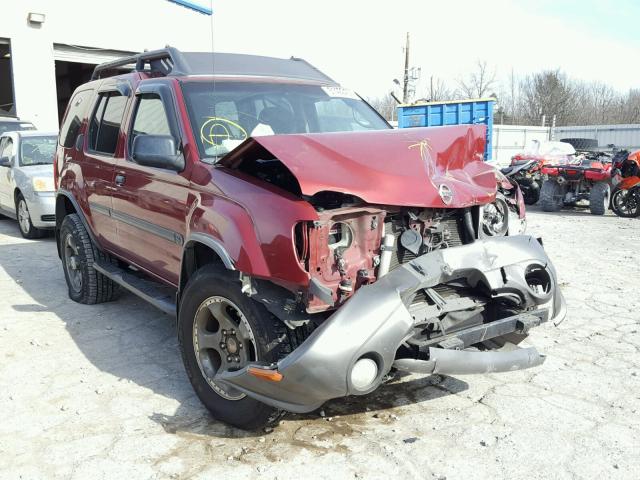 5N1ED28T44C615624 - 2004 NISSAN XTERRA XE RED photo 1