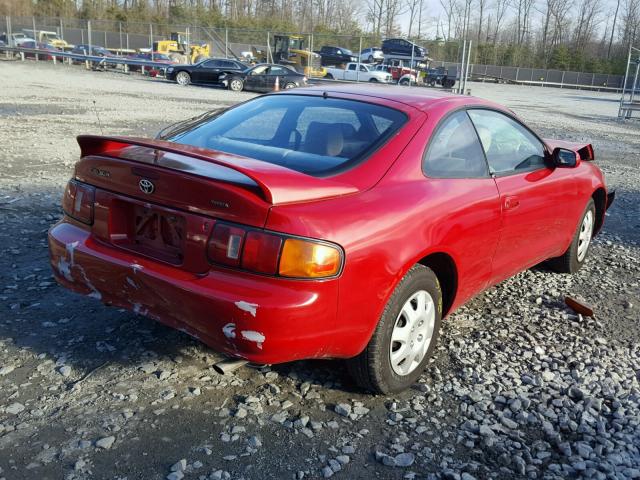 JT2AT00N2R0026791 - 1994 TOYOTA CELICA BAS RED photo 4