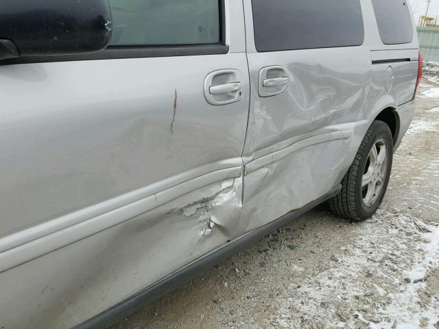 1GNDV23L85D262490 - 2005 CHEVROLET UPLANDER L 银色 照片 9