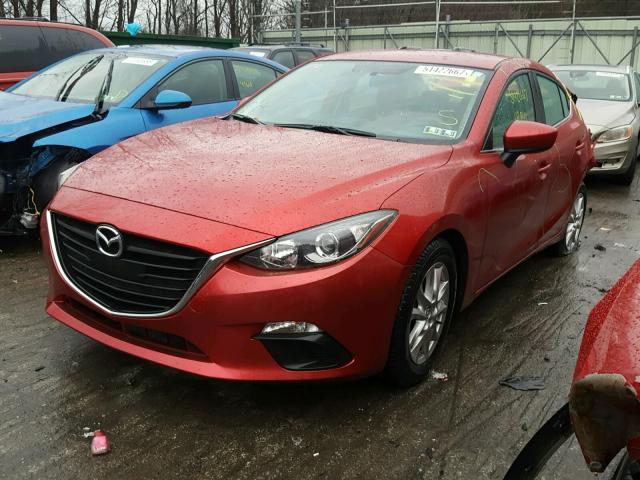 JM1BM1U7XG1304984 - 2016 MAZDA 3 SPORT BURGUNDY photo 2