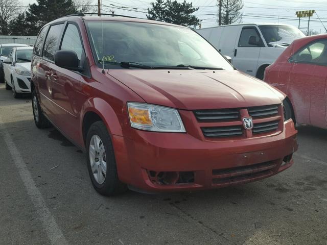 2D8HN44E49R562103 - 2009 DODGE GRAND CARA RED photo 1