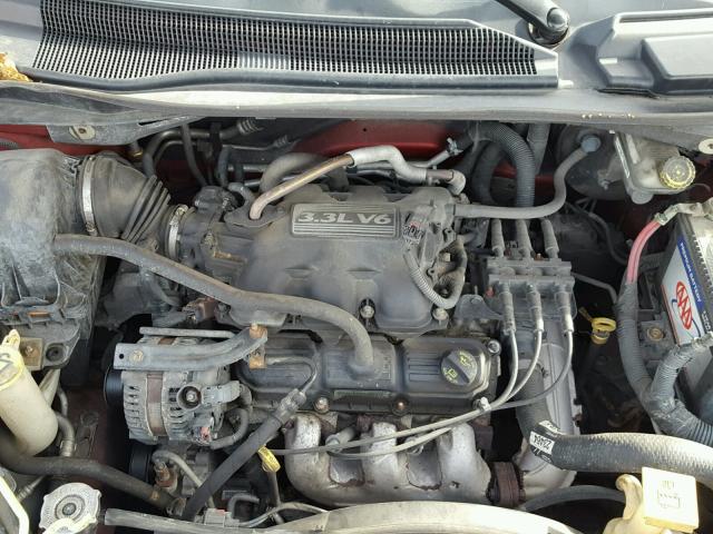 2D8HN44E49R562103 - 2009 DODGE GRAND CARA RED photo 7