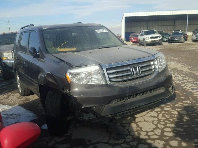 5FNYF4H57DB005101 - 2013 HONDA PILOT EXL GRAY photo 1