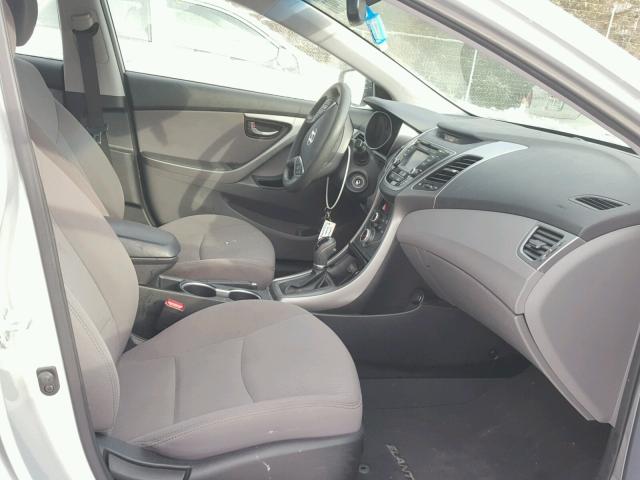 5NPDH4AE7FH600361 - 2015 HYUNDAI ELANTRA SE SILVER photo 5