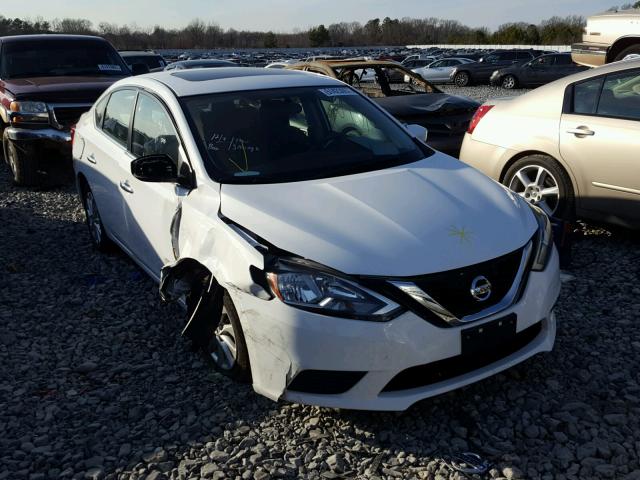 3N1AB7AP5HY266363 - 2017 NISSAN SENTRA WHITE photo 1