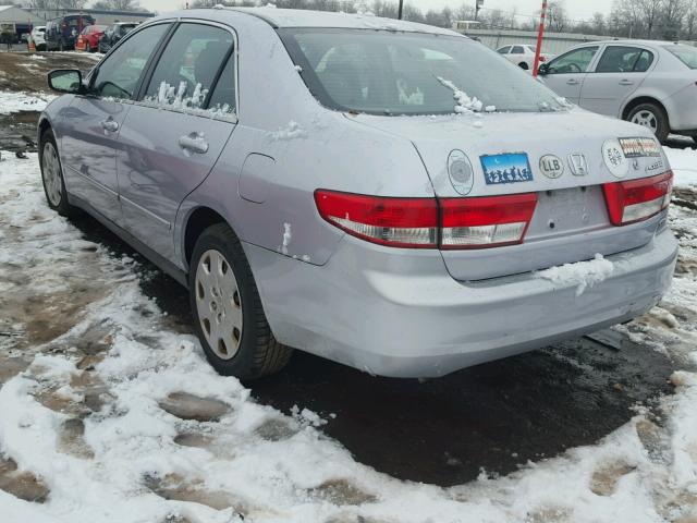 1HGCM66354A092214 - 2004 HONDA ACCORD LX GRAY photo 3