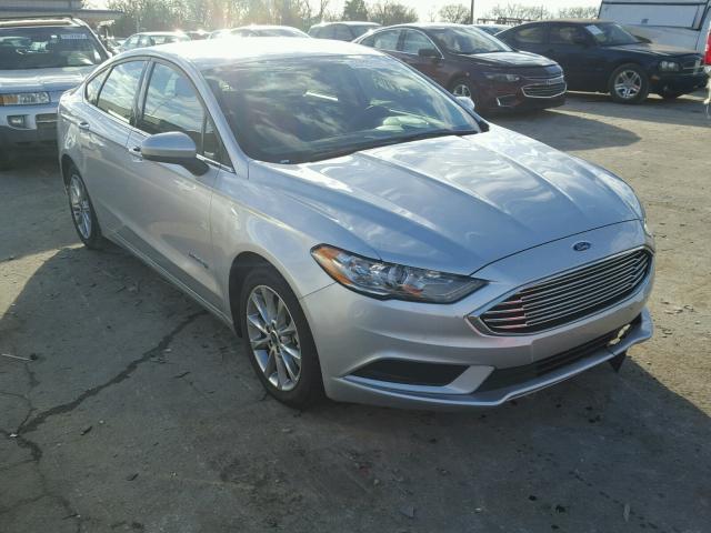 3FA6P0LU0HR355031 - 2017 FORD FUSION SE SILVER photo 1