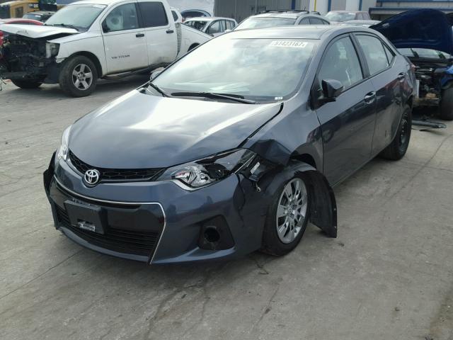 2T1BURHE7GC630776 - 2016 TOYOTA COROLLA L GRAY photo 2