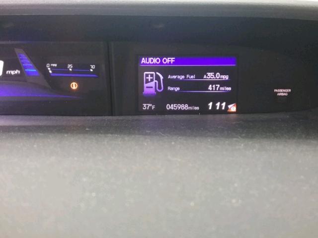 2HGFG3B82DH524568 - 2013 HONDA CIVIC EX ვერცხლისფერი ფოტო 8