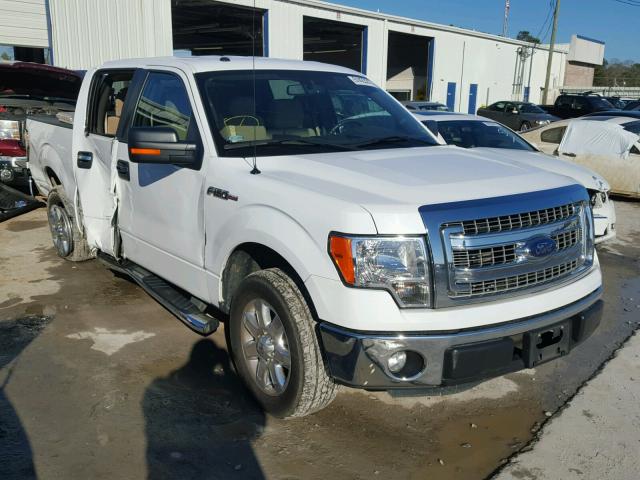 1FTFW1CF0EKG40526 - 2014 FORD F150 SUPER WHITE photo 1