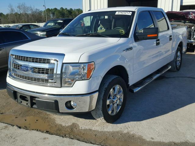 1FTFW1CF0EKG40526 - 2014 FORD F150 SUPER WHITE photo 2