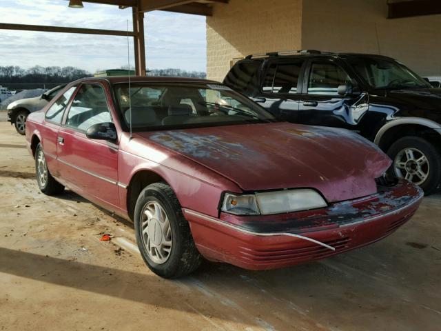 1FAPP6043NH123595 - 1992 FORD THUNDERBIR RED photo 1