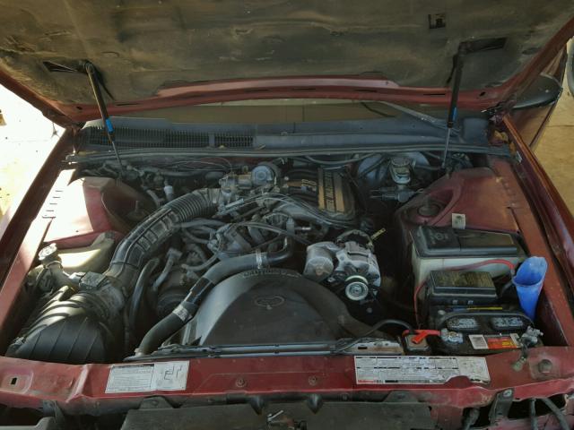 1FAPP6043NH123595 - 1992 FORD THUNDERBIR RED photo 7