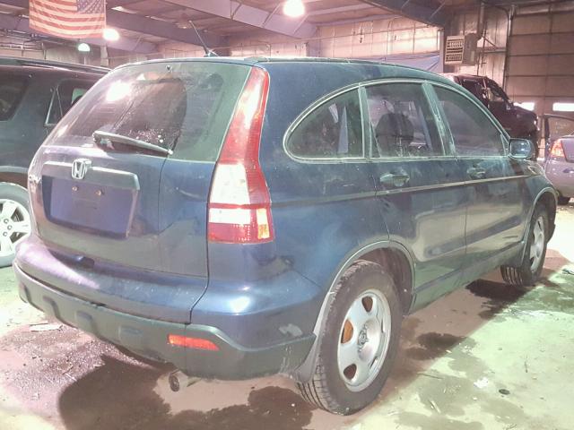 5J6RE48309L029700 - 2009 HONDA CR-V LX BLUE photo 4