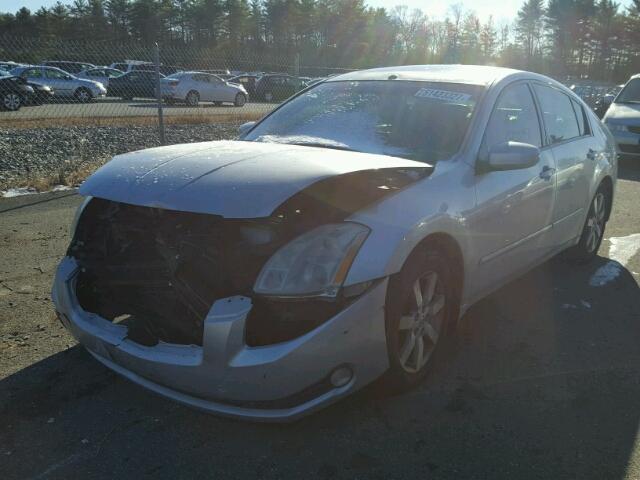 1N4BA41E54C879805 - 2004 NISSAN MAXIMA SE SILVER photo 2