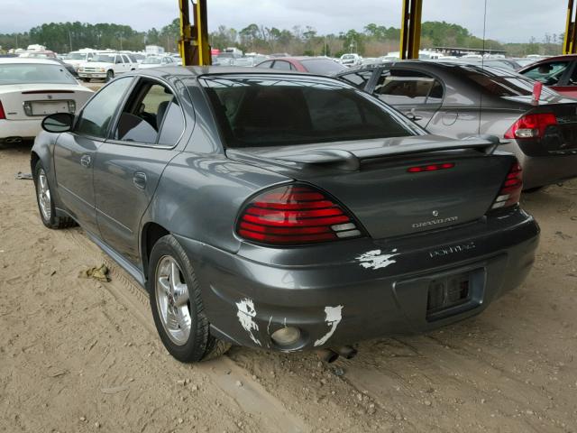 1G2NF52E83M627542 - 2003 PONTIAC GRAND AM S GRAY photo 3
