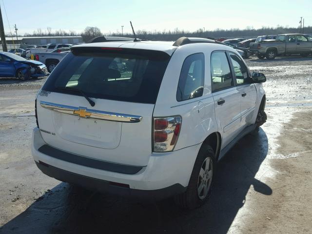 2CNDL13F376007035 - 2007 CHEVROLET EQUINOX LS WHITE photo 4