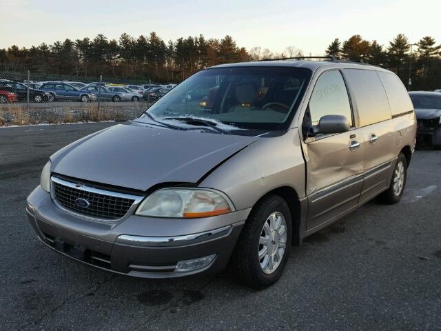 2FMDA584X2BA48217 - 2002 FORD WINDSTAR L BEIGE photo 2