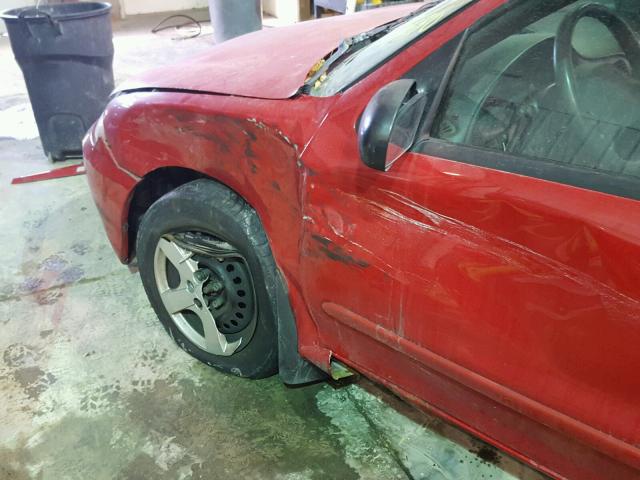 1G1JF52F637107530 - 2003 CHEVROLET CAVALIER L RED photo 9