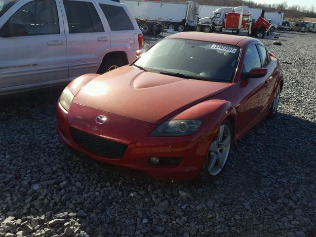 JM1FE173150145072 - 2005 MAZDA RX8 RED photo 2