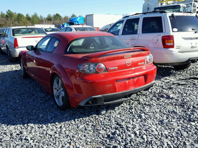 JM1FE173150145072 - 2005 MAZDA RX8 RED photo 3