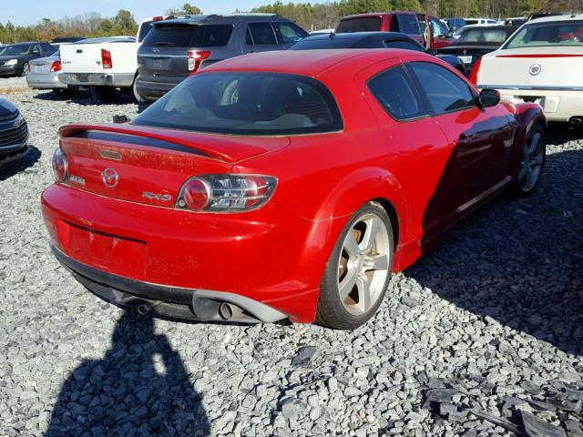 JM1FE173150145072 - 2005 MAZDA RX8 RED photo 4