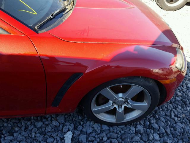 JM1FE173150145072 - 2005 MAZDA RX8 RED photo 9