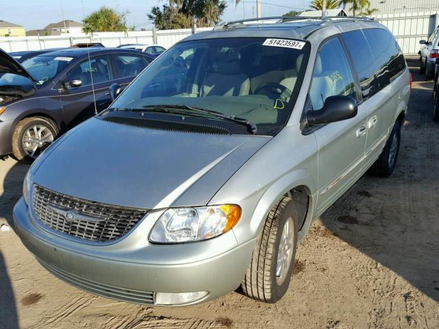 2C8GP64L43R252733 - 2003 CHRYSLER TOWN & COU GRAY photo 2