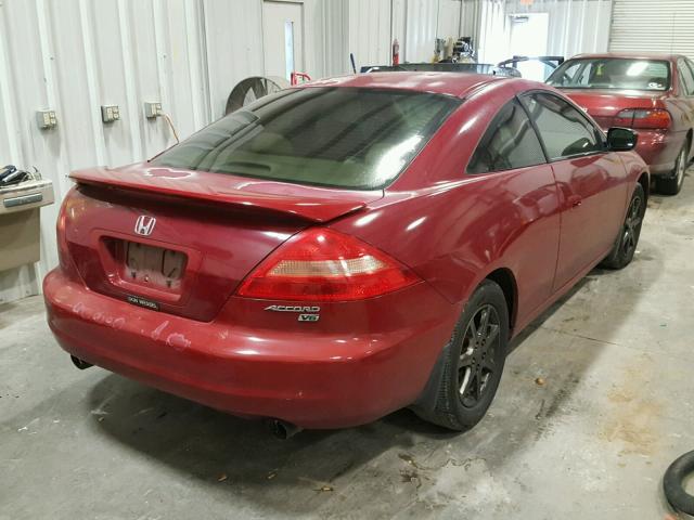 1HGCM82643A011715 - 2003 HONDA ACCORD EX RED photo 4