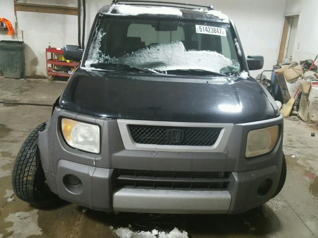 5J6YH28524L000362 - 2004 HONDA ELEMENT EX BLACK photo 9