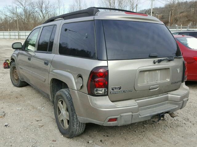 1GNET16S636215368 - 2003 CHEVROLET TRAILBLAZE SILVER photo 3